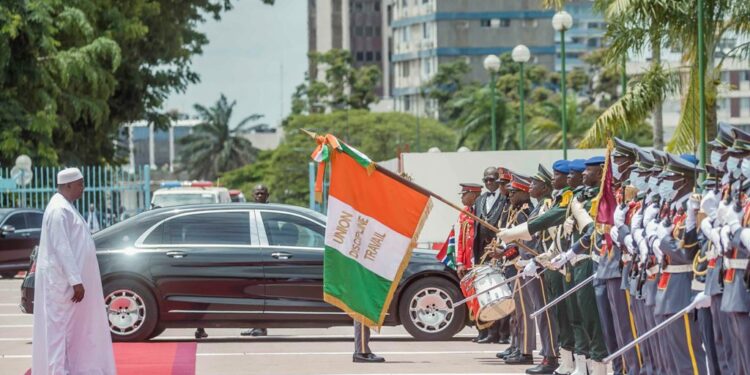 Les photos de l’entretien du Président de la République,  Alassane Ouattara, avec son homologue…