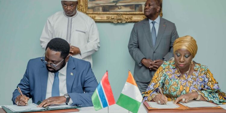 Les photos de l’entretien du Président de la République,  Alassane Ouattara, avec son homologue…