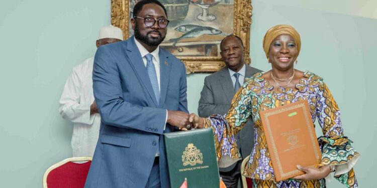 Les photos de l’entretien du Président de la République,  Alassane Ouattara, avec son homologue…