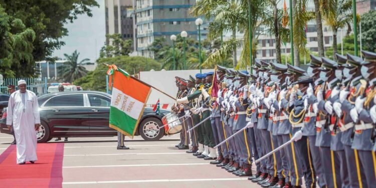 Les photos de l’entretien du Président de la République,  Alassane Ouattara, avec son homologue…