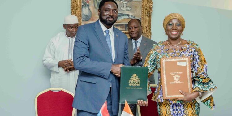 Les photos de l’entretien du Président de la République,  Alassane Ouattara, avec son homologue…