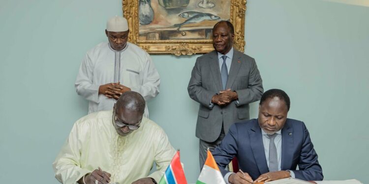 Les photos de l’entretien du Président de la République,  Alassane Ouattara, avec son homologue…