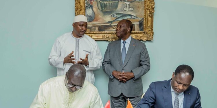 Les photos de l’entretien du Président de la République,  Alassane Ouattara, avec son homologue…