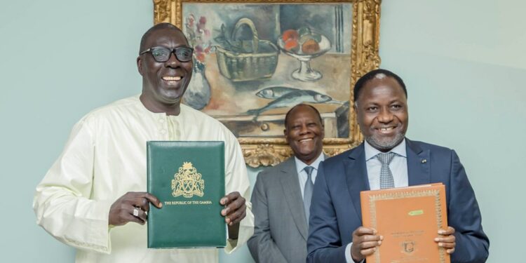 Les photos de l’entretien du Président de la République,  Alassane Ouattara, avec son homologue…