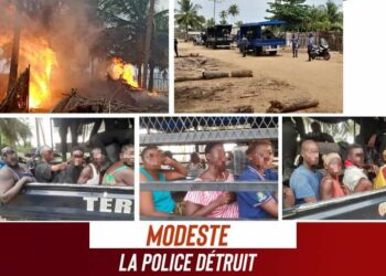 Modeste Grand Bassam : l&rsquo;espace « pervers » détruit par la police