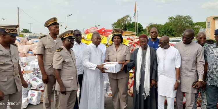 Ramadan et Pâques à Tafiré, Badikaha et Niédiékaha/ 27 tonnes de vivres offerts aux populations