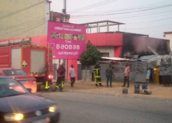 Abidjan: Le feu ravage un restaurant à Angré 7e tranche