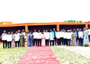 En image la présentation officielle des candidats RHDP LÔH-DJIBOUA