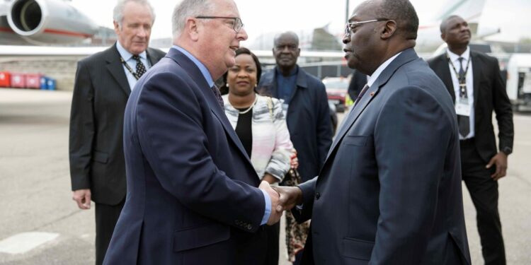 Les photos de l’arrivée du Vice-Président ivoirien, M. Tiémoko Meyliet KONÉ, à…