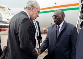 Les photos de l’arrivée du Vice-Président ivoirien, M. Tiémoko Meyliet KONÉ, à…