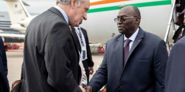 Les photos de l&rsquo;arrivée du Vice-Président ivoirien, M. Tiémoko Meyliet KONÉ, à…