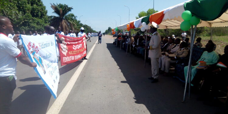 Katiola/ Célébration de la fête du Travail : Les centrales syndicales saluent les acquis sociaux.