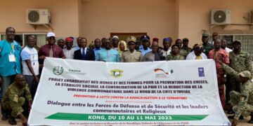 Kong : La CADHA et le PNUD outillent les populations sur la collaboration civilo-militaire dans la prévention du terrorisme