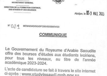 Enseignement supérieur : Le Japon, la Chine et l’Arabie saoudite offrent des Bourses d’étude aux étudiants ivoiriens