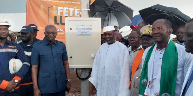 8 villages du canton de Napie raccordes au réseau électrique