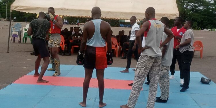 Arts martiaux: Les FDS de Yamoussoukro s’initient au Muay Thaï