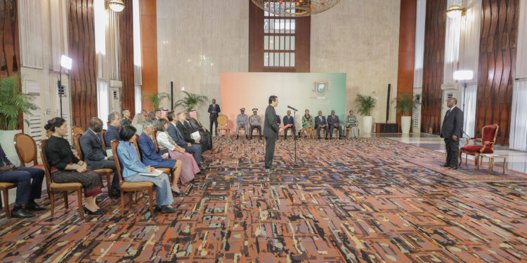 Le Chef de l’Etat a reçu les Lettres de Créance de (8) huit nouveaux Ambassadeurs