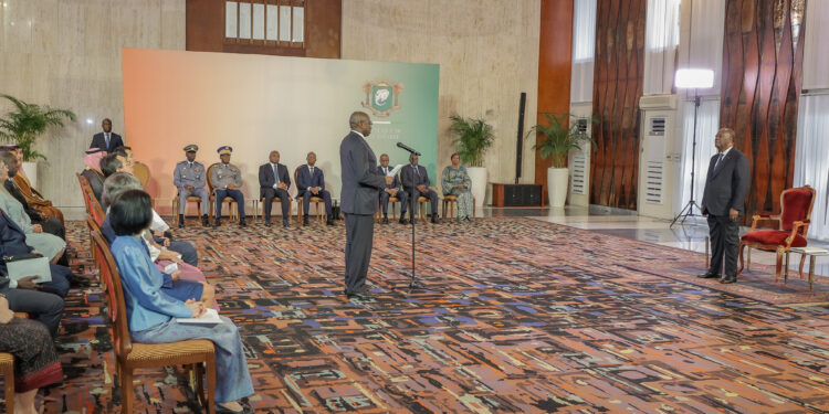 Le Chef de l’Etat a reçu les Lettres de Créance de (8) huit nouveaux Ambassadeurs