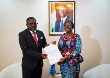 Unicef Côte d&rsquo;Ivoire: le nouveau Représentant présente ses lettres de créances à la Ministre Kandia Camara