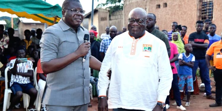 Tiébissou/ Municipales et Régionales 2023: Amédé Kouakou confie N’dri Germain et Ahoussou à 11 villages