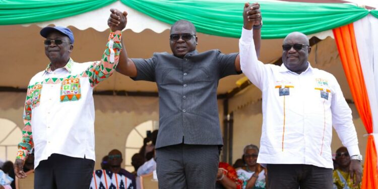 Bélier/ Présentation officielle des candidats du Rhdp Aux locales Ahoussou révèle : « Quand le président Bédié a besoin de quelque chose, il appelle Alassane Ouattara ».