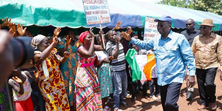 En meeting à Angoda (Toumodi)/ Ahoussou : « Ouattara est un stimulant du développement »