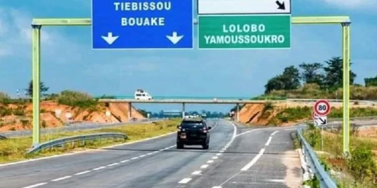 Autoroute: inauguration de la section Tiébissou – Bouaké avant fin août 2023