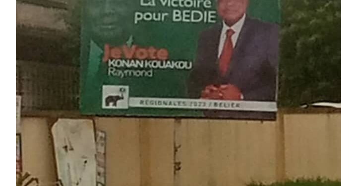 Régionales dans le Bélier : le candidat du Pdci pris en violation des règles légales