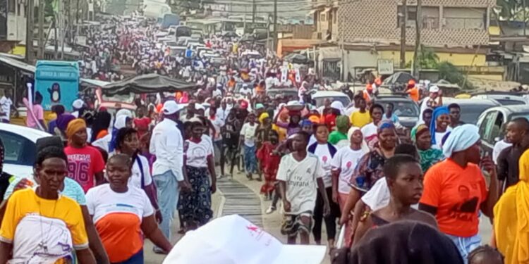 Anyama/Meeting de clôture: Fatim Bamba fait une démonstration de force