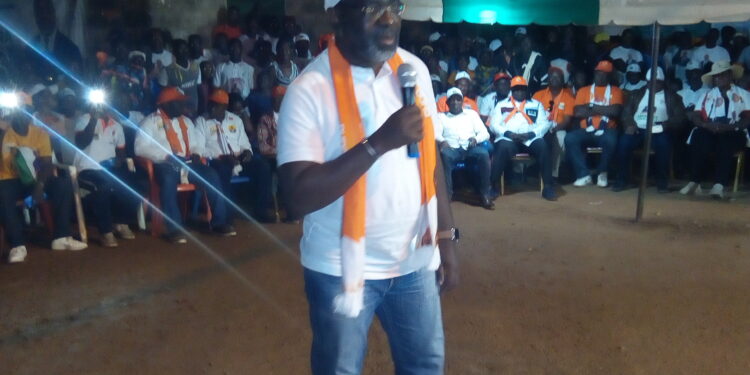 Municipale à Fronan: Kinapara Coulibaly mobilise les militants.