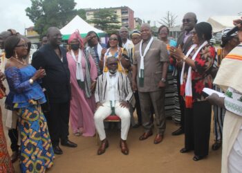 Azitchê International : Le Tout premier président Doho Lucien investi