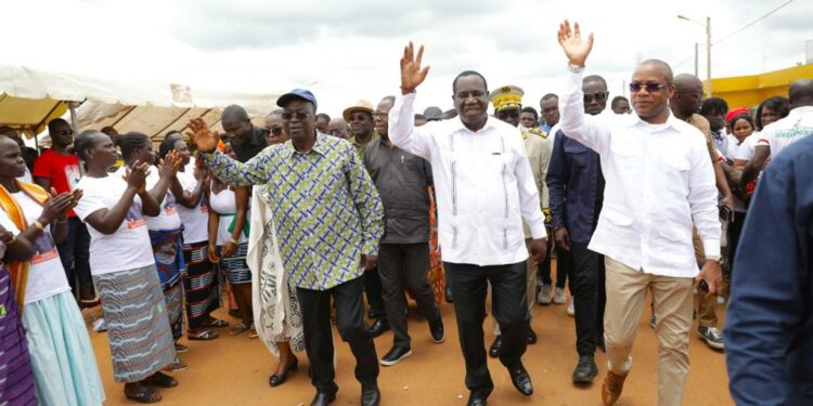 En meeting à Didiévi/Ahoussou-Kouadio appelle à créer une chaine d’union autour de Ouattara