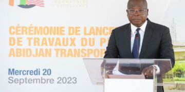 Mercredi 20 septembre 2023: Cérémonie de lancement de travaux du projet Abidjan transport (ATP)