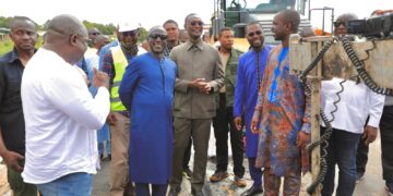 Bafing: Adama Bictogo et Moussa Sanogo visitent d’importants chantiers