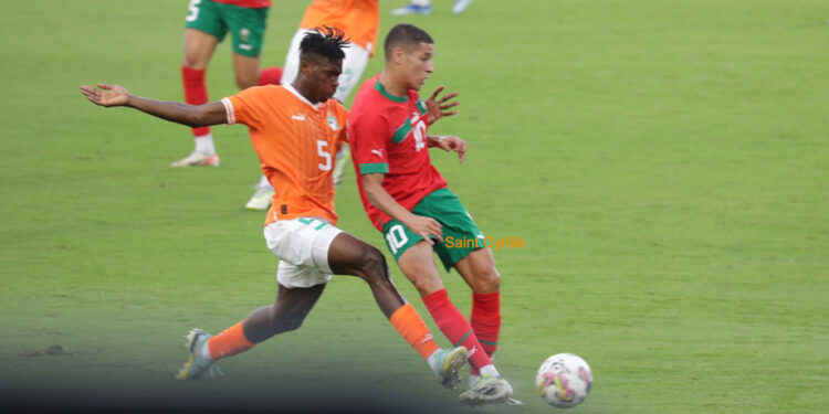 Les images du match amical entre la Côte d’Ivoire et le Maroc le samedi 14 octobre 2023 au stade Félix Houphouët Boigny