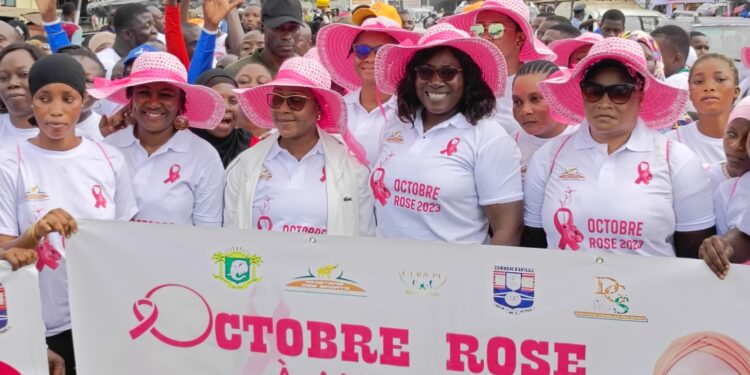 Octobre rose à Anyama: Fatim Bamba sensible sur le cancer du sein