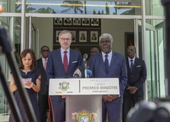 Le Premier ministre Tchèque reçu par Mambé pour nouer des contacts avec les entreprises ivoiriennes