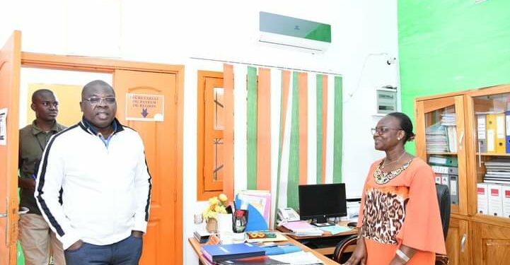 Conseil Régional du LÔH-DJIBOUA: Amédé s’imprègne des services sous sa tutelle