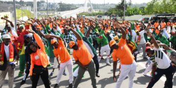 Can 2023: Les supporters ivoiriens célèbrent la paix