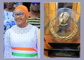 Leadership Féminin 2023 : le Maire d&rsquo;Anyama Fatima Bamba honorée