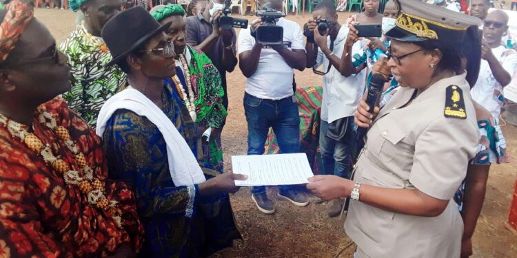 Soubré: Le nouveau chef central de Roa investi