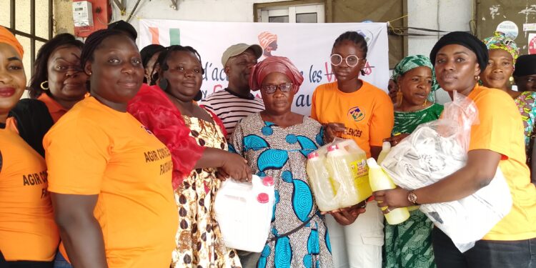 Gare routière d’Anyama: Le Comité des Femmes de l’ITF sensibilise contre les violences faites aux femmes