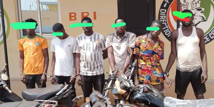Yamoussoukro/Lutte contre la grande criminalité: Le gang des motos démantelé