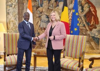 Belgique : Bictogo s&rsquo;entretient avec la présidente du Parlement
