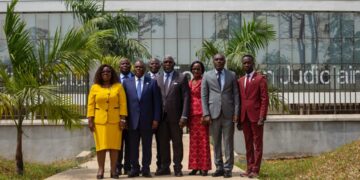 Cour de Cassation: Le président Yua Koffi visite l&rsquo;INFJ de Yamoussoukro 