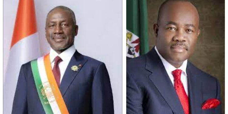 Côte d’Ivoire : Bictogo échange avec le président du Sénat nigérian