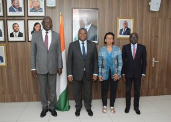 Plan national multi sectoriel de nutrition  2024-2026 : Amadou Coulibaly échange avec  Emmanuel Ahoutou