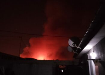 Abobo Baoulé extension : Un violent incendie ravage plusieurs baraques