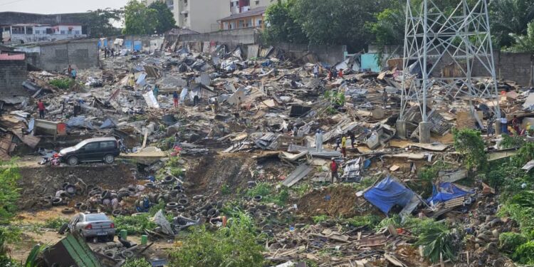 Cocody: Plusieurs quartiers précaires détruits