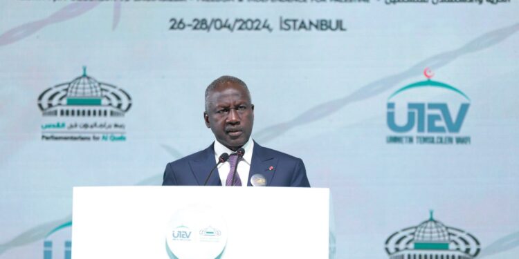 Gaza : Adama Bictogo invite les parlementaires du monde arabe à s’unir pour trouver une solution pacifique